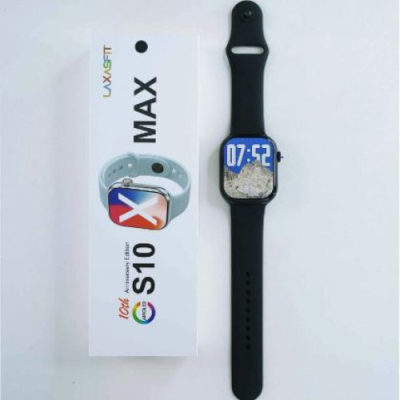 S10 Max Laxasfit Smart Watch 2.29 Inch AMOLED Display NFC Bluetooth Call Wireless Charging